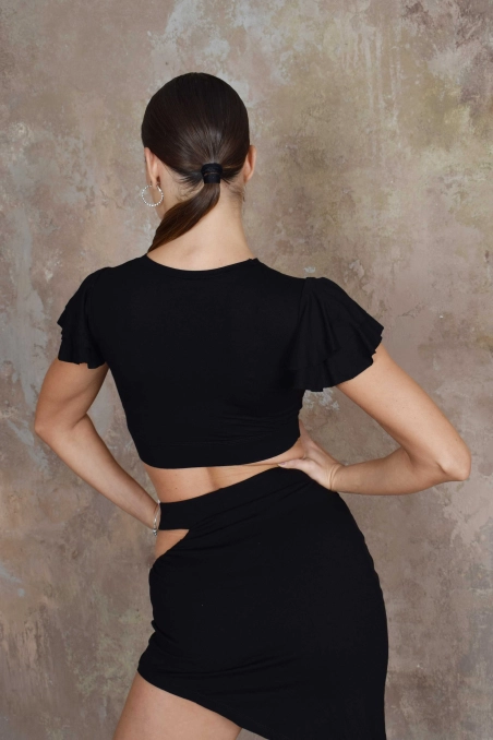 ANGEL WINGS BLACK T-SHIRT