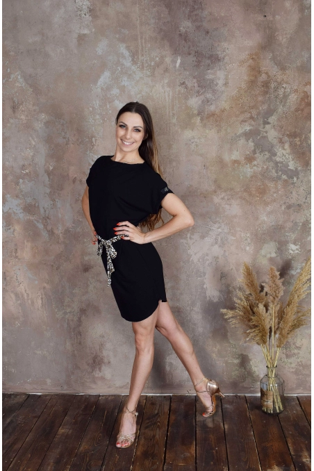 SWING IT BLACK DRESS