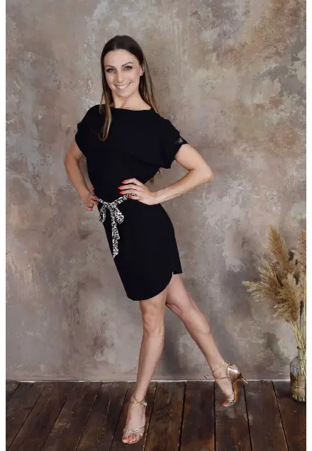 SWING IT BLACK DRESS