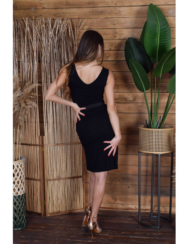 OCEAN LOVE DRESS BLACK SAND