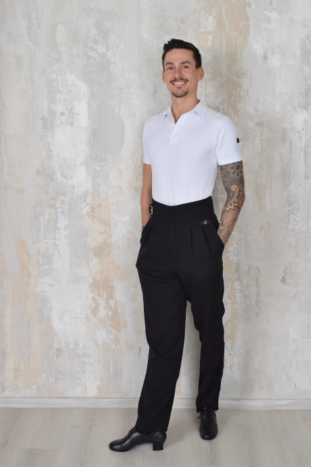 CUBAN MAN BLACK PANTS