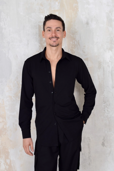 PROMENADE BLACK SHIRT