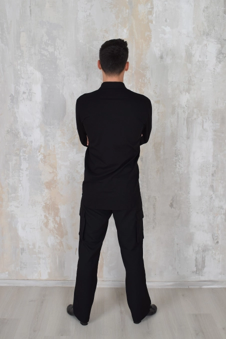 PROMENADE BLACK SHIRT