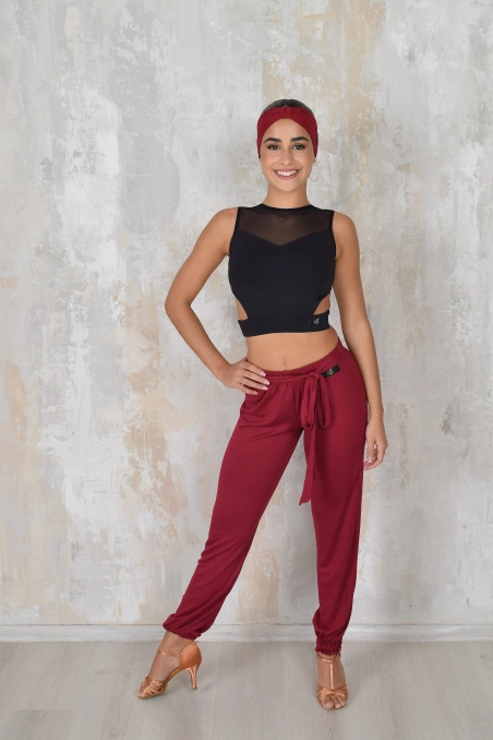 BASIC BURGUNDY PANTS