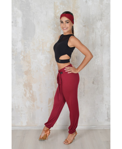 BASIC BURGUNDY PANTS