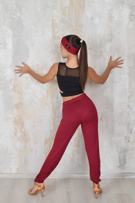 BASIC BURGUNDY PANTS