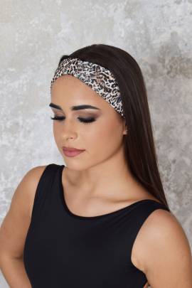 LEO B PRINTED HEADBAND