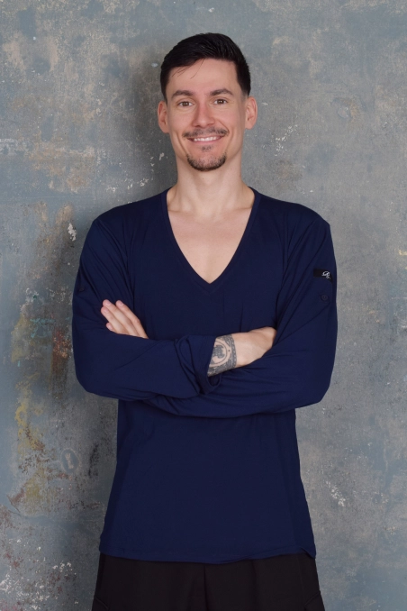 SIDE BASIC BLUE T-SHIRT