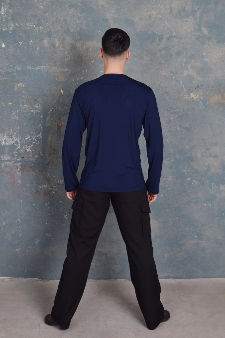 SIDE BASIC BLUE T-SHIRT